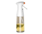 Kitchen Oil Spray Bottle Bbq Glass Oil Spray Pot Edible Oil Spray Glass Atomization Oil Control Pot,White, Glass