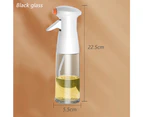 Kitchen Oil Spray Bottle Bbq Glass Oil Spray Pot Edible Oil Spray Glass Atomization Oil Control Pot,White, Glass