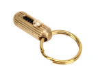 Mini Brass Pocket Knife Retractable Stainless Steel Blade Utility Knife Pocket Package Opener With Keyring For Outdoor