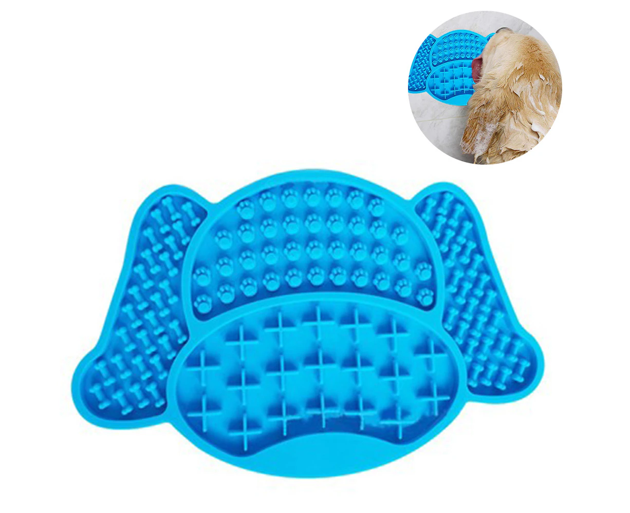 Silicone Licking Mat For Dogs, Dog Slow Feeder Mat,Dog Lick Mat With Suction Cup Holds On Wall And Floor