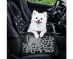 Dog Car Seat Dog Car Seat Pet Dog Booster Car Seat with Clip-on Safety Leash and Dog Blanket, Perfect for Small Pets