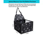 Dog Car Seat Dog Car Seat Pet Dog Booster Car Seat with Clip-on Safety Leash and Dog Blanket, Perfect for Small Pets