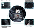 Dog Car Seat Dog Car Seat Pet Dog Booster Car Seat with Clip-on Safety Leash and Dog Blanket, Perfect for Small Pets