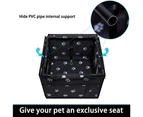 Dog Car Seat Dog Car Seat Pet Dog Booster Car Seat with Clip-on Safety Leash and Dog Blanket, Perfect for Small Pets