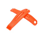3Pcs Portable Bicycle Tire Lever Streamline Shape No Deformation Cycling Repair Tire Changing Lever for Refit-Orange