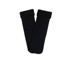 aerkesd 1 Pair Women Sexy Solid Color Winter Warm Over The Knee Thigh Long High Socks-Skin Color - Skin Color