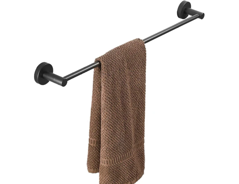 50cm Wall Mounted Towel Rack for Bathroom or Kitchen, Black Towel ring Towel holder,  towel holder Toilet accessories Bathrooms