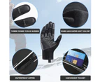 Winter Gloves Waterproof Thermal Sport Glove for Men Women for Running Cycling Driving Hiking,Warm Glove for Work,S