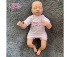 NPK 55CM reborn baby doll popular sleeping baby cute  face  hand-drawing hair hand painting  real soft touch cuddly baby