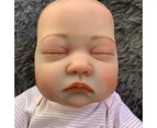 NPK 55CM reborn baby doll popular sleeping baby cute  face  hand-drawing hair hand painting  real soft touch cuddly baby