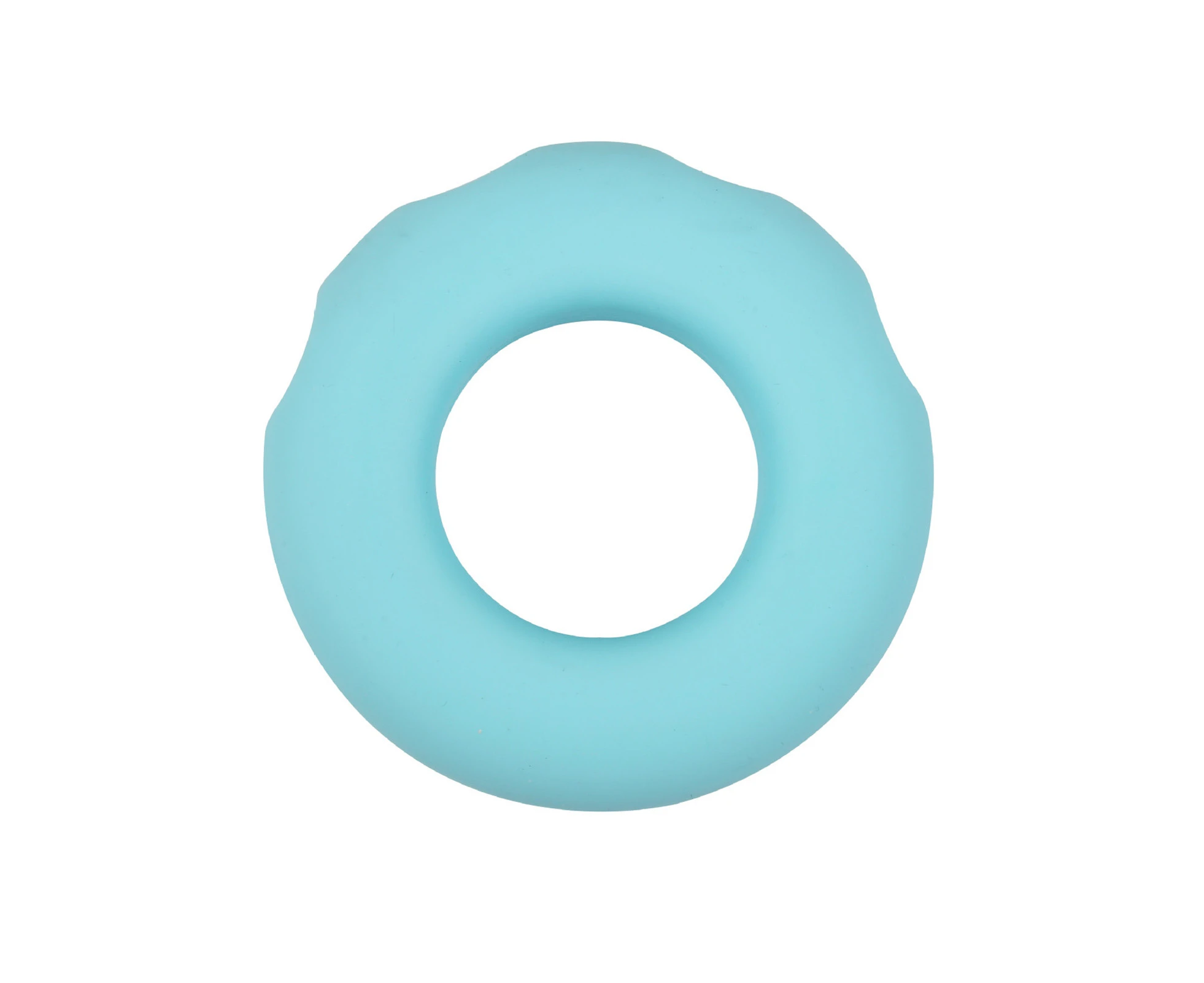 Silicone Children Grip Device Donut Finger Flexibility Training Gripping Ring-Sky Blue