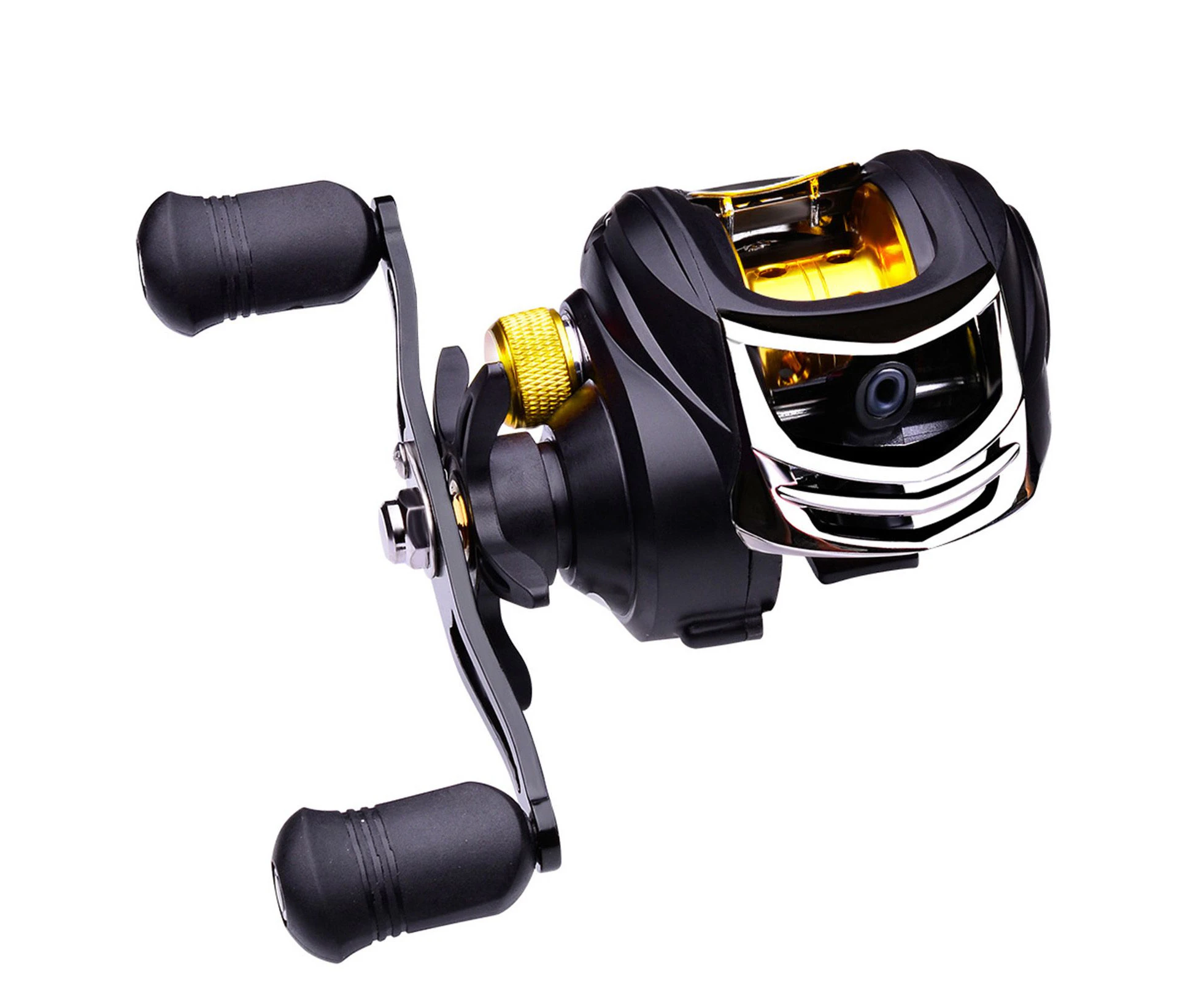 Baitcasting Reel Compact 7.2:1 Gear Ratio Metal Magnetic Brake System for Outdoor - Right Hand