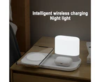 Wireless Charger with Night Light, 15W Fast Wireless Charging, Compatible with iPhone Samsung etc