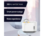 Portable Mist Humidifiers 300ML - USB Desktop Humidifier for Office, Car, Room-Quiet Mini Humidifier White