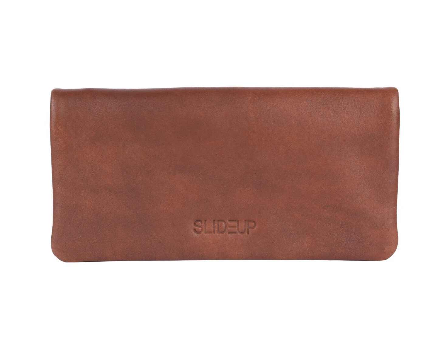 Slideup Upbeat Leather Wallet-Tan