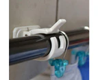 2SET Hanger End Clip Curtain Shower Curtain Hanging Clip