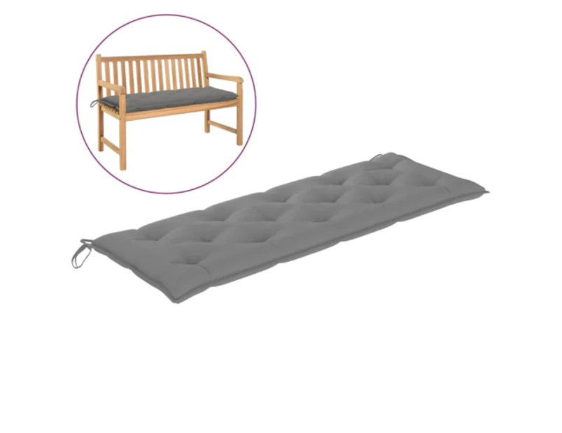 150cm Outdoor Bench Sitting Seat Cushion Backrest Hammock Sit Chair Pad Garden - Grey