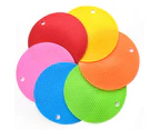 Silicone Pot Holder and Oven Mitts,Multipurpose Non-Slip Insulation Honeycomb Rubber Hot Pads Trivet
