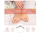 Silicone Toe Separator Reusable Pedicure Toe Divider Toe Nail Manicure Divider for Nail Polish Application-shape2