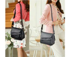 Crossbody Purses for Women PU Leather Hobo Shoulder Bags Travel Purses and Handbags Medium Pocketbooks,Wine Red