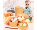 Role Play Food Game Realistic Interactive Bright Color Fruit And Vegetable Food Play House Simulation Toy for Girls - C