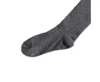 aerkesd 1 Pair Women Stockings Thigh High Over The Knee Stockings Autumn Winter Stretchy Long Socks Streetwear-Dark Gray - Dark Gray