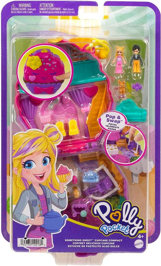 Polly Pocket Something Sweet Cupcake Compact