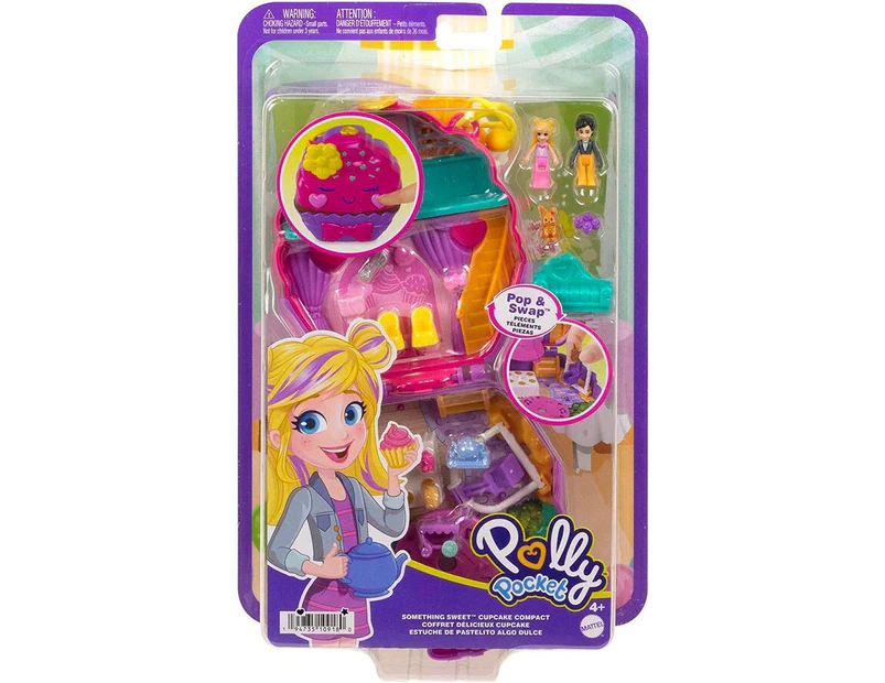 Polly Pocket Something Sweet Cupcake Compact