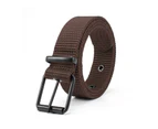 Sport Belt Quick-release Quick Dry Adjustable Freely Alloy Pothook Durable Waist Belt Daily Wear Belt Brown