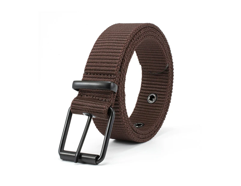 Sport Belt Quick-release Quick Dry Adjustable Freely Alloy Pothook Durable Waist Belt Daily Wear Belt Brown