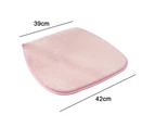 Chair Pad  Non Slip Kitchen Dining Chair Cushion and Seat Cushion with Machine Washable Cover pink