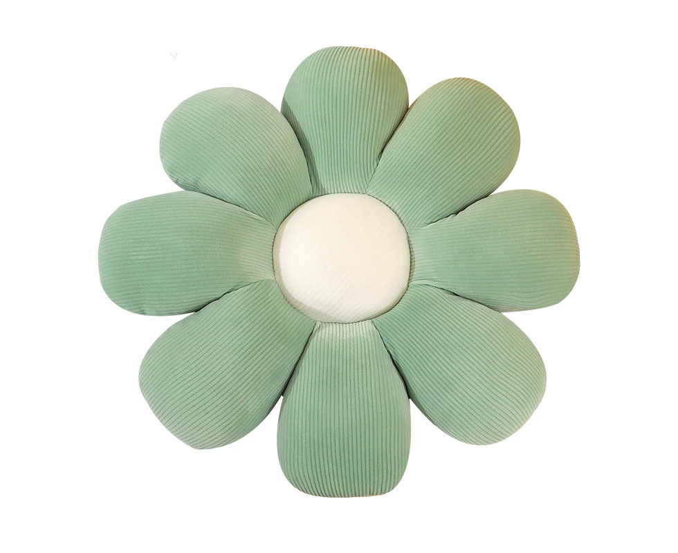 Flower Pillow(Green,16*16Inch) Flower Floor Pillow Flower Shaped Pillow Flower Decorative Pillows Daisy Floor Pillow Flower Cushions