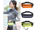 Outdoor Sport Waterproof Running Phone Storage Fanny Pack Unisex Waist Bag Pouch - Black