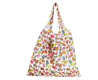 Shopping Bag Printing Foldable Polyester Casual Large Capacity Groceries Bag Household Supplies - E