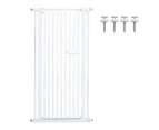 Upgraded Extra Tall 150cm Baby Pet Security Gate Safety Gate Easy Fit Fence Adjustable Width 75-85cm Two Way Opening No Drill Needed Doorway Stairs Hallway