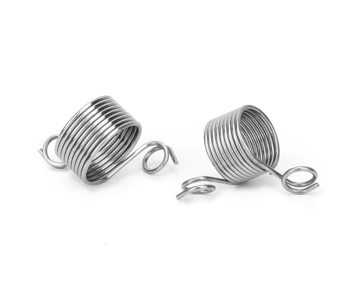 2Pcs Stainless Steel Coiled Knitting Thimble Guide Finger Ring Knitting Crafts Tool Accessories