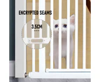 Upgraded Extra Tall 150cm Baby Pet Security Gate Safety Gate Easy Fit Fence Adjustable Width 75-85cm Two Way Opening No Drill Needed Doorway Stairs Hallway