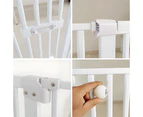 Upgraded Extra Tall 150cm Baby Pet Security Gate Safety Gate Easy Fit Fence Adjustable Width 75-85cm Two Way Opening No Drill Needed Doorway Stairs Hallway