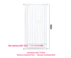 Upgraded Extra Tall 150cm Baby Pet Security Gate Safety Gate Easy Fit Fence Adjustable Width 75 85cm Two Way Opening No Drill Needed