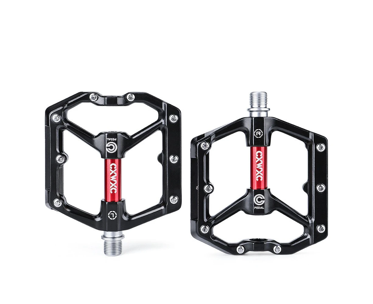 1 Pair Aluminum alloy MTB Mountain Road Bike Pedals flat Platform Bicycle Pedal