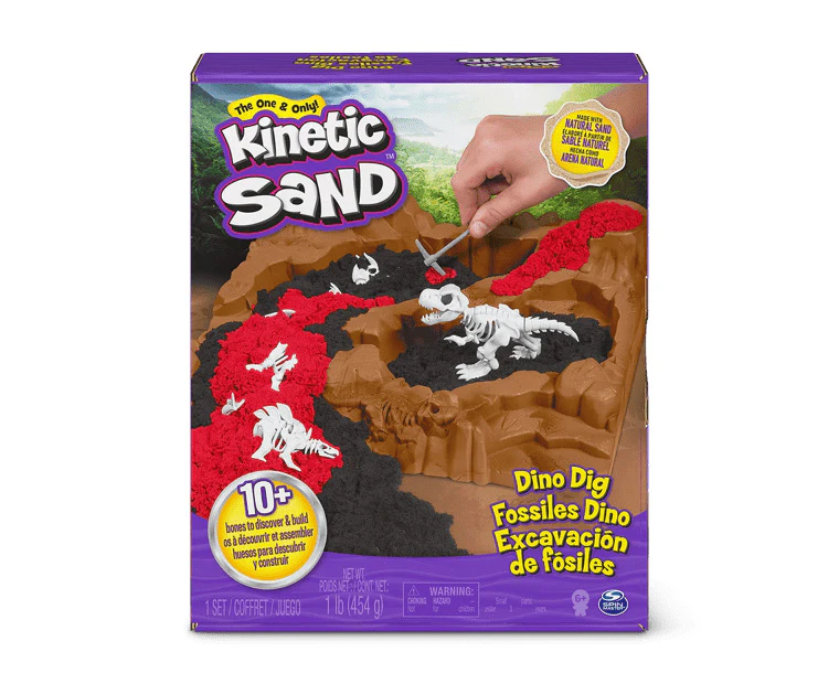 Kinetic Sand Dino Dig - Purple