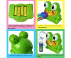 Cute Frog Automatic Bubble Machine Blower Maker Kit Outdoor Play Fun Kids Toy- 2