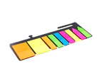 aerkesd 180Pcs/Set Sticky Note Wide Application Repeatable Stick Rectangle Neon Color Tape Page Marker Index Tab Flag for School-Multicolor
