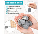 6 pieces tablecloth weights heart-shaped tablecloth weights stone tablecloth weights tablecloth weights metal clip tablecloth charms