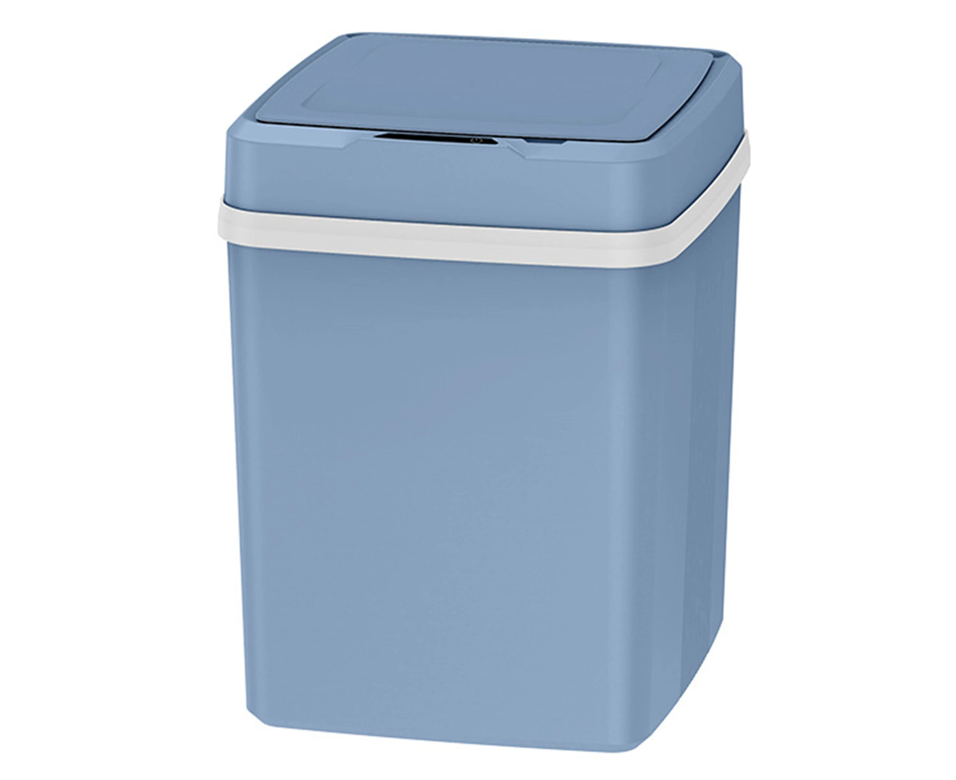 Bluebird 12L Automatic Trash Can 3 Modes Widen Opening Built-in LED Light Infrared Induction Rubbish Bin for Home-Blue 12L