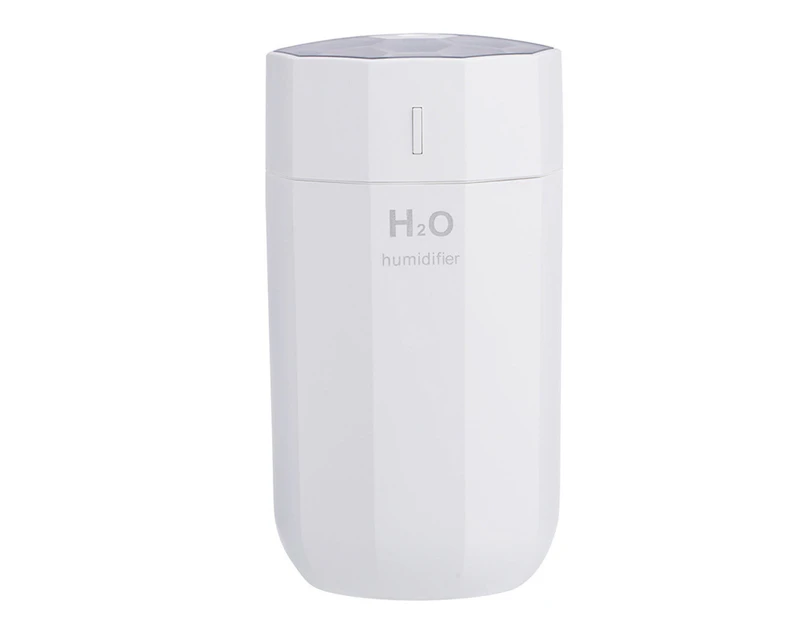 Portable Mini Humidifier, Two Mist Mode Cute Humidifier with Cool Racing Lantern white