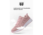 Women Shoes Summer Air Mesh Sport Aqua Shoes Outdoor Women's Quick Dry Water Shoes Sneakers unisex running shoes - Pink