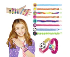 Friendship Bracelet Making Kit for Girls, DIY Craft Kits Toys for 8-10 Years Old Jewelry Maker Kids. Favored Birthday Christmas Gifts for Ages 6- 12yr. Par