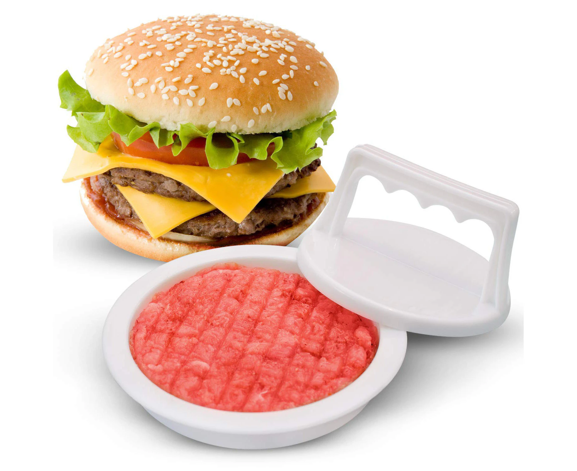 Hamburger Patty Maker Hamburger Press - 4.5" Hamburger Mold Rings As Easy Release Burger Press For Grill Accessory Set (2 Piece)