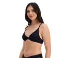 Bonds Womens Everyday Organics Underwire Bra Black - Black